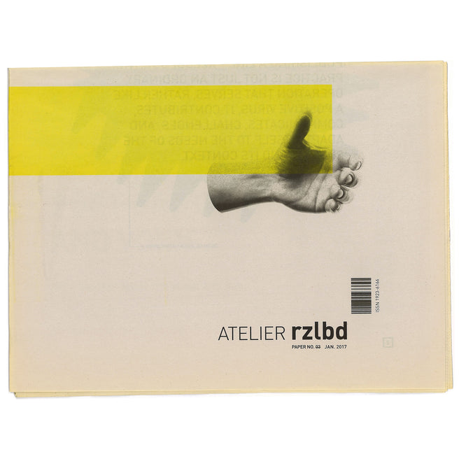 Front Cover of RZLBD Paper No. 3 Newsprint Brochure
