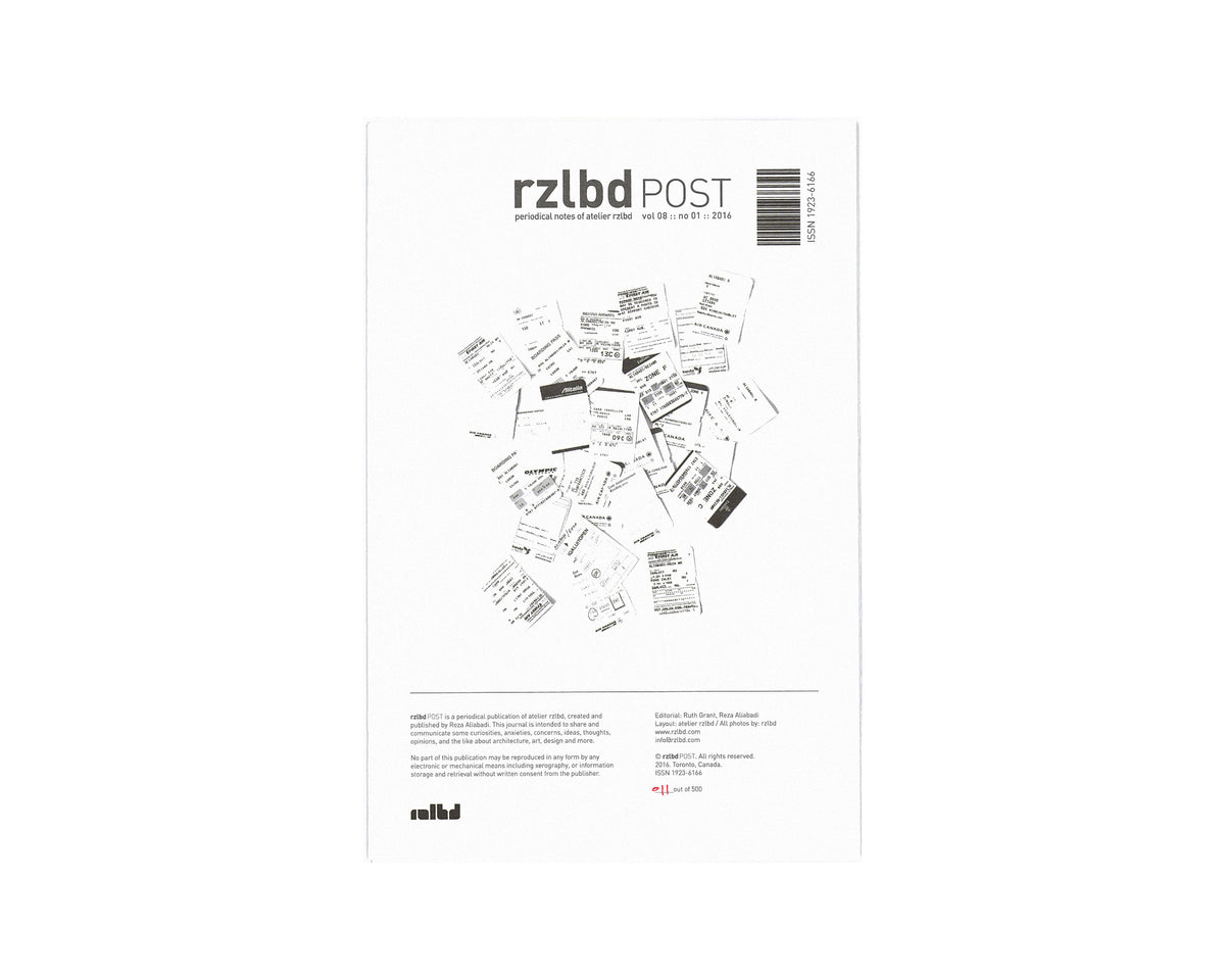 Front of RZLBD Post Vol. 8 No. 1 Japanese Fold Pamphlet
