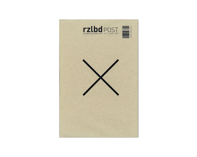 Front of RZLBD Post Vol. 11 No. 1 Envelope, letter and Booklet